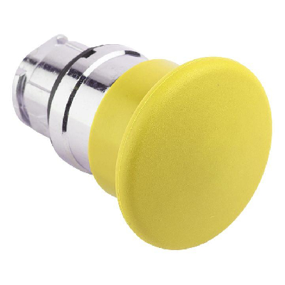 Механизм кнопки исполнительный XB4 "Грибок" желт. возвратный без фиксации без подсветки PROxima EKF XB4BC-Y