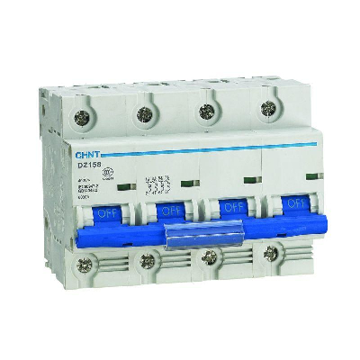 Выключатель автоматический модульный 4п 100А 10кА 8-12In DZ158-125H (R) CHINT 158096 0