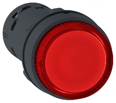 Кнопка 22мм 24В с подсветкой красн. SchE XB7NW34B1 0