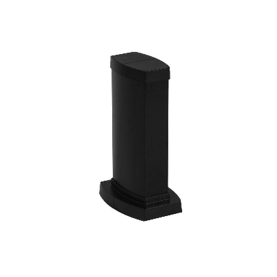 Колонна-мини Snap-On 2 секции 0.3м с пластик. крышкой алюм. черн. Leg 653022