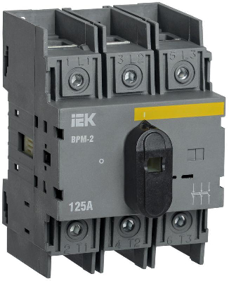 Выключатель-разъединитель модульный 3п 125А ВРМ-2 IEK MVR20-3-125 0