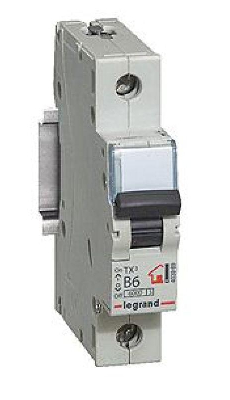Выключатель автоматический модульный 1п C 10А 6кА TX3 6000 1мод. 230/400В Leg 404026