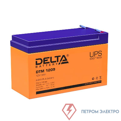 Аккумулятор UPS 12В 9А.ч Delta DTM 1209