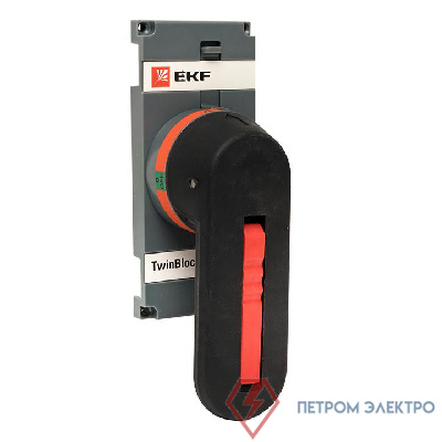 Рукоятка управления для прямой установки на рубильники реверсивные (I-0-II) TwinBlock 315-400А PROxima EKF tb-315-400-fh-rev