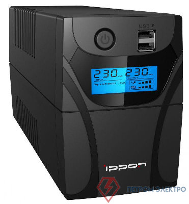 Источник бесперебойного питания Back Power Pro II Euro 650 360Вт 650В.А черн. IPPON 1005511